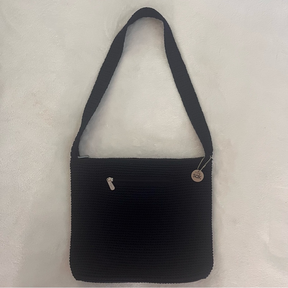 The Sak Navy Knit Shoulder Bag